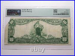 $10 1902 Stockton Kansas KS National Currency Bank Note Bill Ch #7815 F15 PMG
