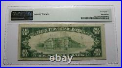 $10 1929 Chandler Oklahoma OK National Currency Bank Note Bill Ch #5354 VF25 PMG