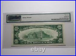 $10 1929 Edwardsville Illinois National Currency Bank Note Bill #11039 UNC61 PMG