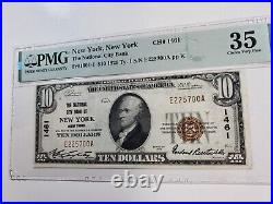 $10 1929 New York, New York ND National Currency Bank Note VF35 PMG