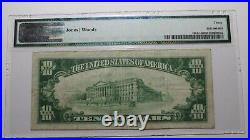 $10 1929 White South Dakota SD National Currency Bank Note Bill #6294 VF30 PMG