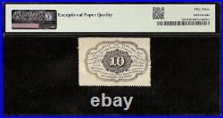 10 Cent Fractional Currency Better No Monogram Perforated Note F 1241 Pmg 53 Epq