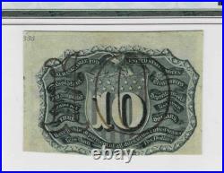 10 Cent Fractional Currency note-fr. 1244-(2nd Issue) PMG UNC 62 EPQ
