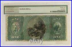 1875 $1.00 National Currency Bank Note New Bedford Massachusetts Pmg Vf 25 Bin