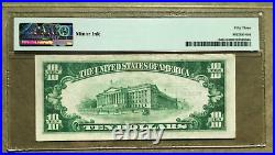 1929 $10 FRBN National Currency MINNEAPOLIS Fr 1860-I PMG 53 AU