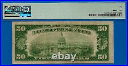 1929 $50 National Currency PMG 30 FRBN rare key note Dallas Fr 1880-K
