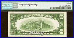 1950 $10 Federal Reserve Note PMG 66EPQ Gem Narrow Philadelphia Fr 2010-CN