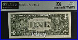 1985 $1 Federal Reserve Note PMG 66EPQ Fancy near solid serial number 66665666
