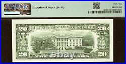 1993 $20 Federal Reserve Note PMG 63EPQ fancy birthday low serial number 0000061