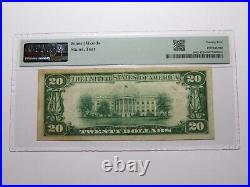$20 1929 Lebanon Kansas KS National Currency Bank Note Bill Ch. #5799 VF25 PMG