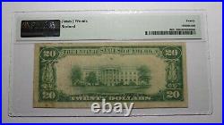$20 1929 Marlow Oklahoma OK National Currency Bank Note Bill Ch. #9946 VF20 PMG