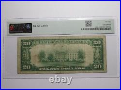 $20 1929 Westfield Massachusetts National Currency Bank Note Bill #1367 VF20 PMG