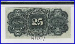 25 Cent Fractional Currency note-fr. 1301-Fourth Issue-PMG CU 63 EPQ