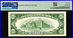 3-consecutive 1950C $10 Federal Reserve Note PMG 66EPQ Richmond Fr 2013-E