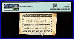 5/15/1779 North Carolina Colonial Note $10 American Union Fr#184a PMG VF30