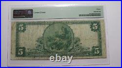 $5 1902 Hammond Indiana IN National Currency Bank Note Bill Ch. #3478 F15 PMG