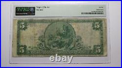 $5 1902 Stevens Point Wisconsin National Currency Bank Note Bill Ch. #4912 PMG