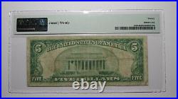 $5 1929 Larchmont New York NY National Currency Bank Note Bill Ch #6019 VF20 PMG