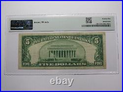 $5 1929 Montour Falls New York National Currency Bank Note Bill #10497 VF25 PMG
