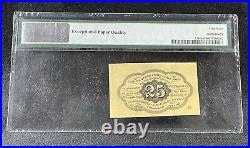 First Issue 25c Fractional Currency Twenty Five Cent Note FR 1281 PMG 64 EPQ