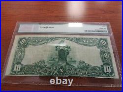 Large Size Wisconsin National Currency $10 Note 1st NB West Allis PMG 30