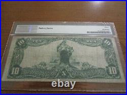 Large Size Wisconsin National Currency $10 Note First NB Mayville PMG 15