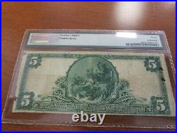Large Size Wisconsin National Currency $5 Note 1st NB New Richmond PMG 15