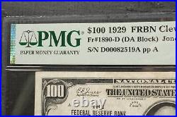 NobleSpirit (CO) 1929 National Currency $100 Note Cleveland PMG 35 Choice VF