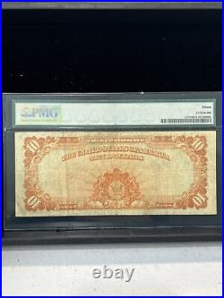 Sasa 1922 $10 Large Size Gold Certificate Note Currency Fr. 1173 Pmg F15