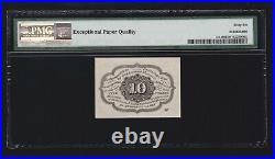 US 10c Fractional Currency Note 1st Issue with ABC FR 1242 PMG 66 EPQ GEM CU (01)