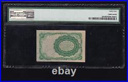 US 10c Fractional Currency Note 5th Issue Green Seal Pos H-16 FR 1264 PMG 45 01