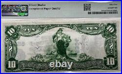 Very Rare 1902 Thief River Falls MN $10 National Currency Note PMG AU 55 EPQ